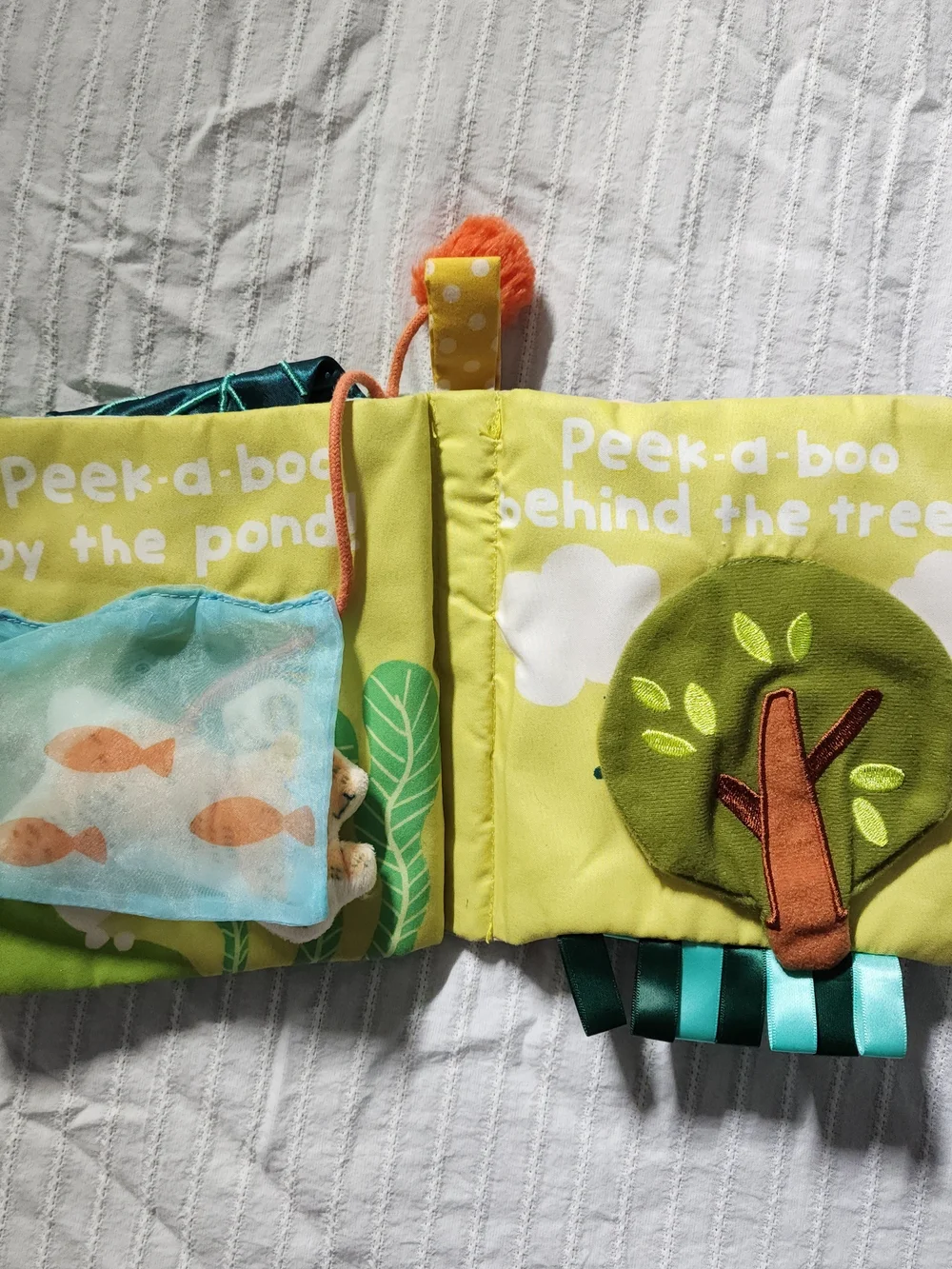 Manhattan Toys Peek A Boo Bunny Soft Activity Book